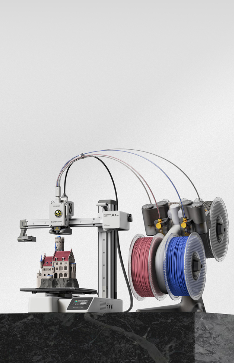Bambu Lab A1 mini Combo ve AMS lite ile Çok Renkli Baskı