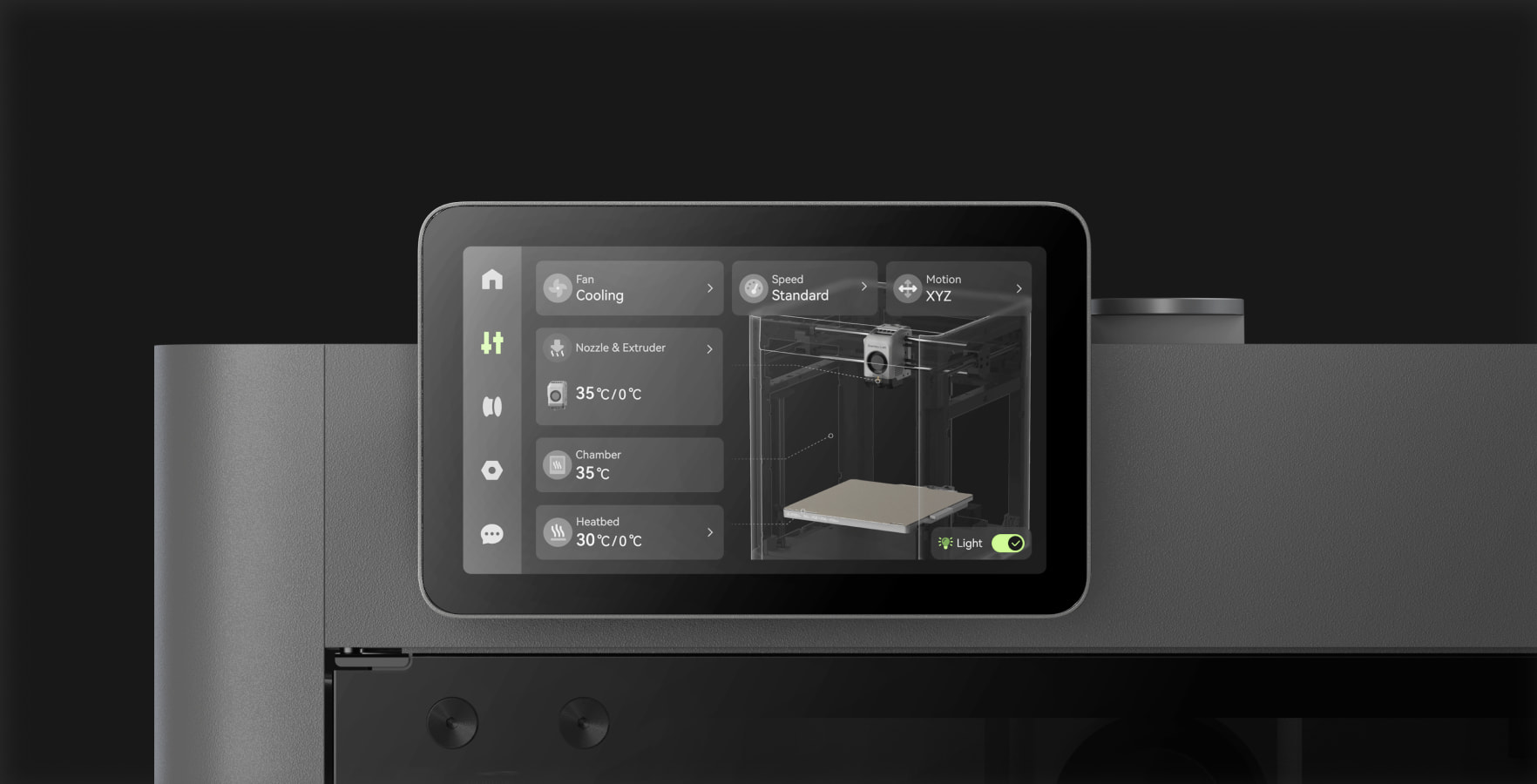 Impressora 3D Bambu Lab P2S em alta velocidade