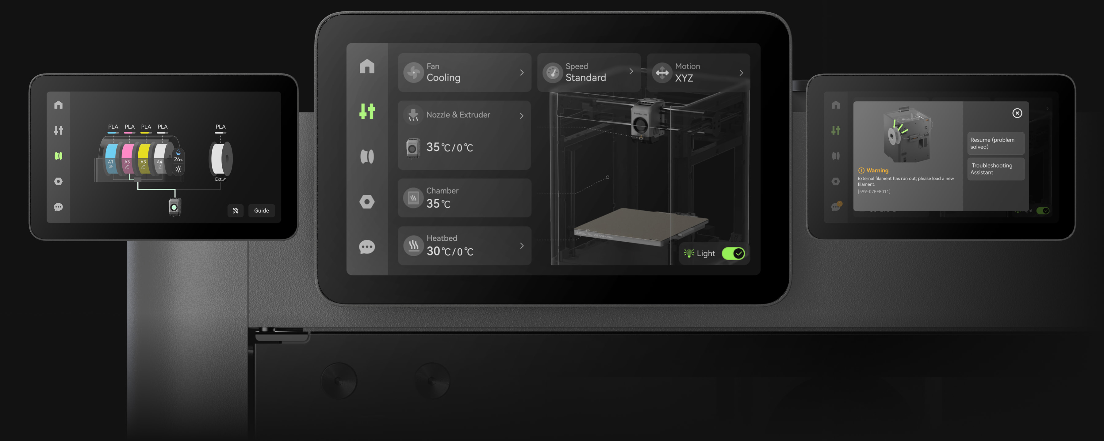 Interface do software Bambu Studio