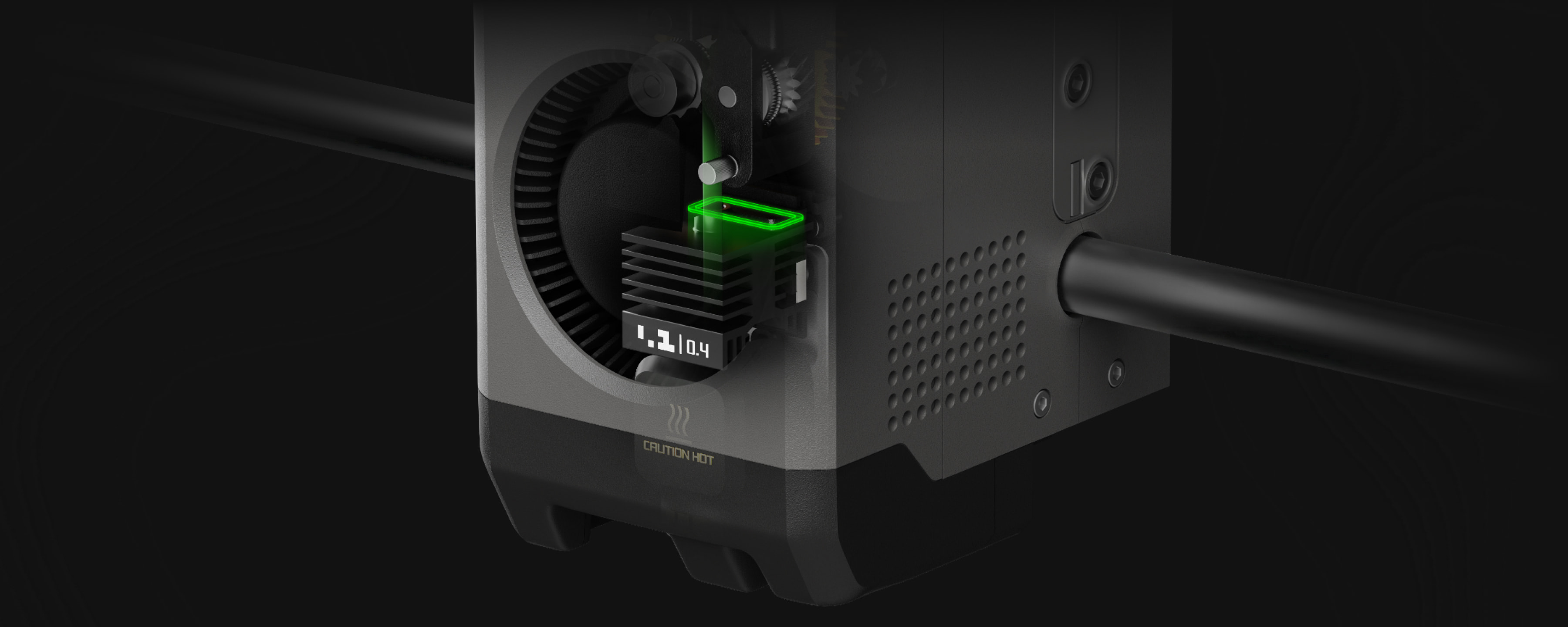 Bambu Lab P2S Ekstrüder