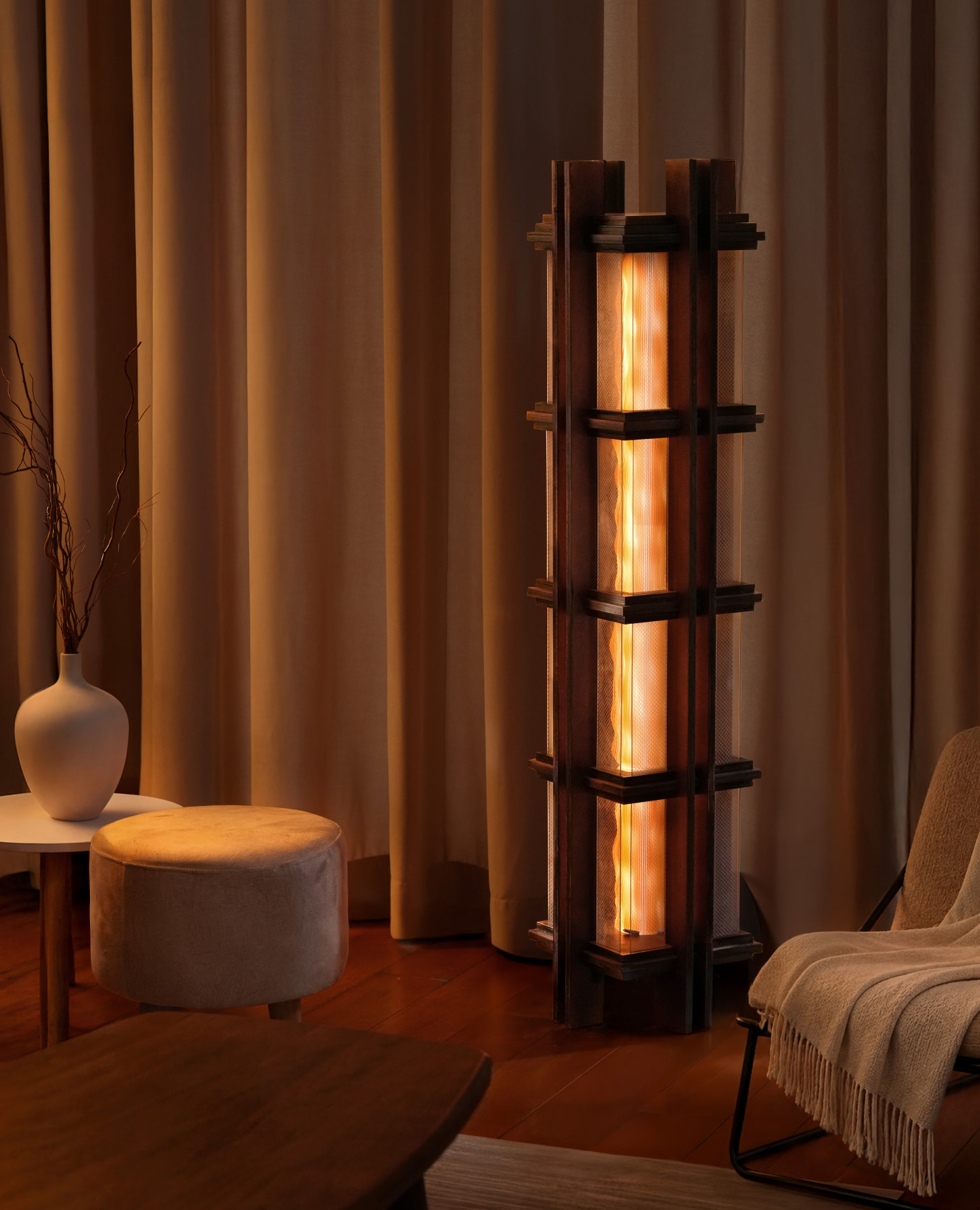 Prairie Lamp: candeeiro de pé, projeto feito com a Bambu Lab R1