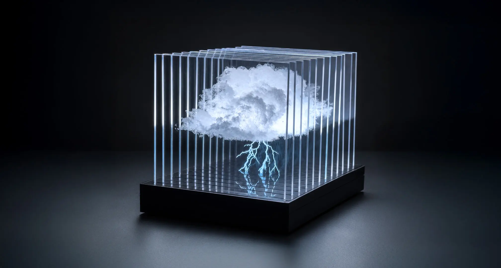 Thundercloud – レイヤードアクリルランプ @Daniel4d