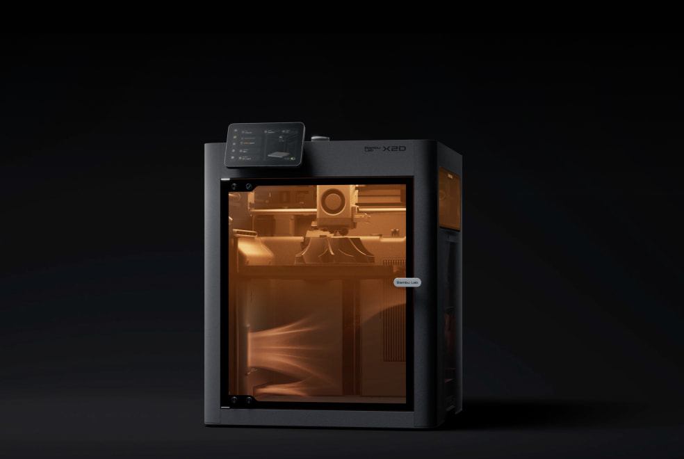 Bambu Lab X2D: サポート除去が簡単な、手頃な価格のデュアル押出機