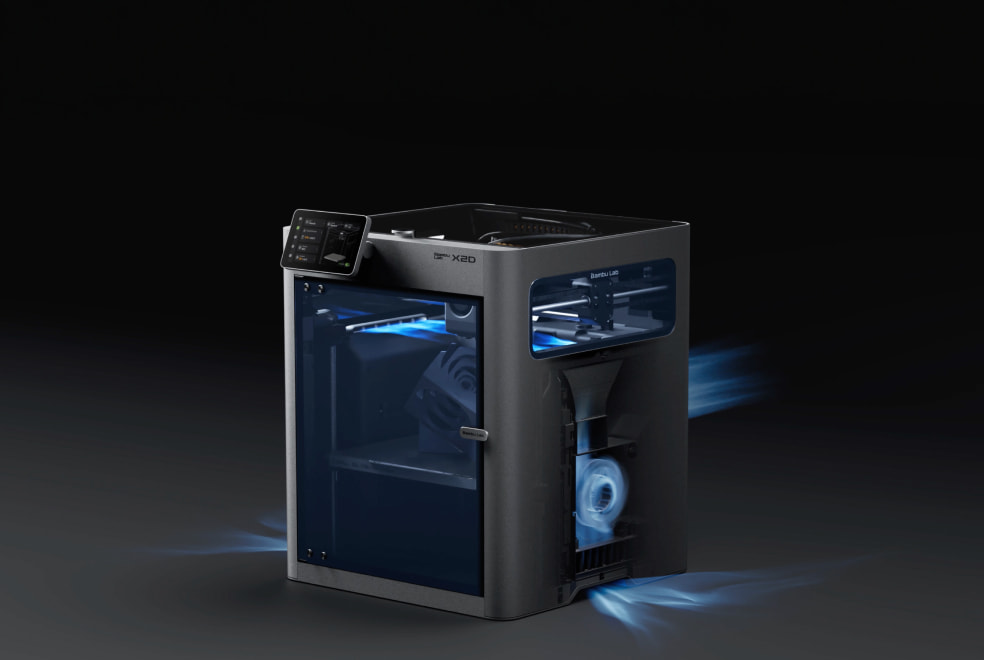 Bambu Lab X2D: サポート除去が簡単な、手頃な価格のデュアル押出機