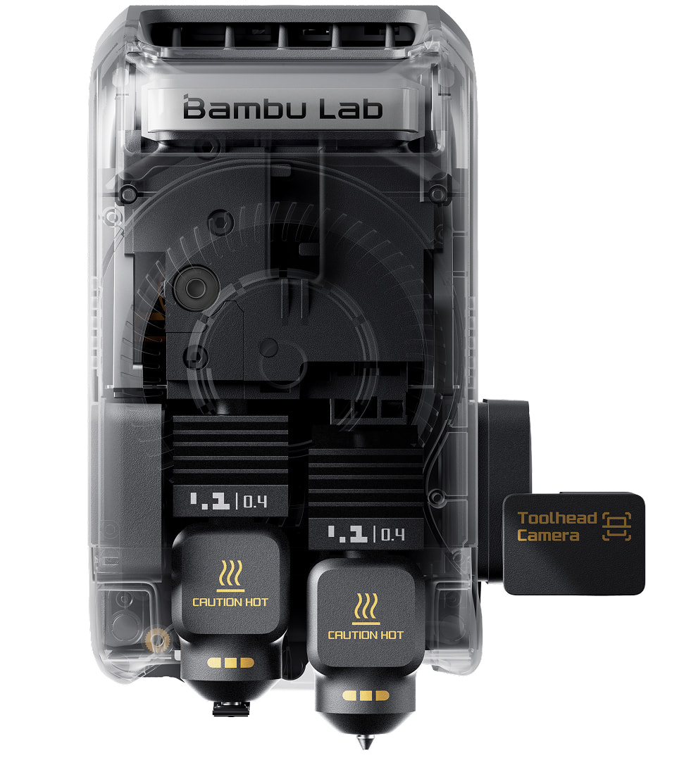 Bambu Lab X2D: サポート除去が簡単な、手頃な価格のデュアル押出機